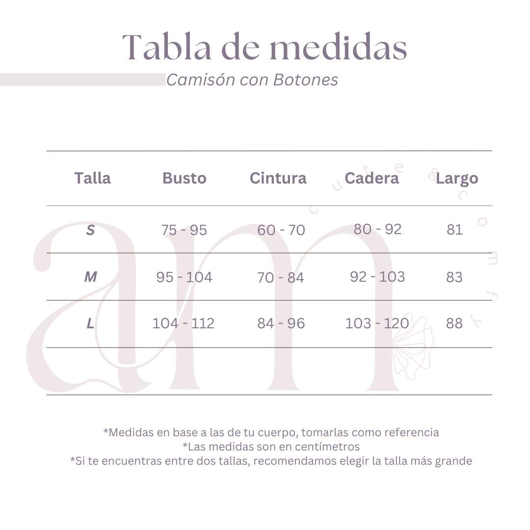 Camisón Lia - Algodón Pima