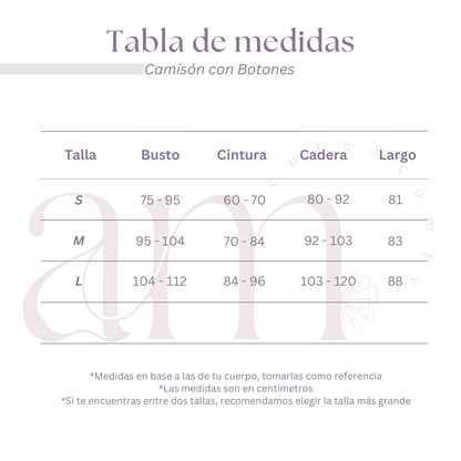Camisón Lia - Algodón Pima