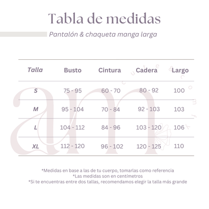 Pijama Set Inés - Algodón Pima