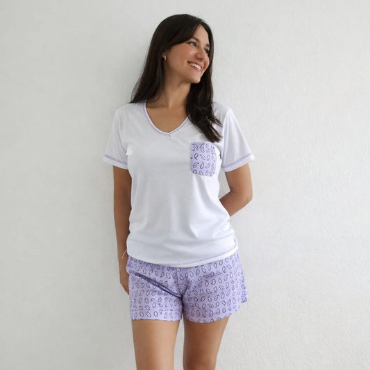 Pijama Set Dalia - Algodón Pima